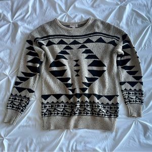Forever 21 oversized Aztec knit sweater